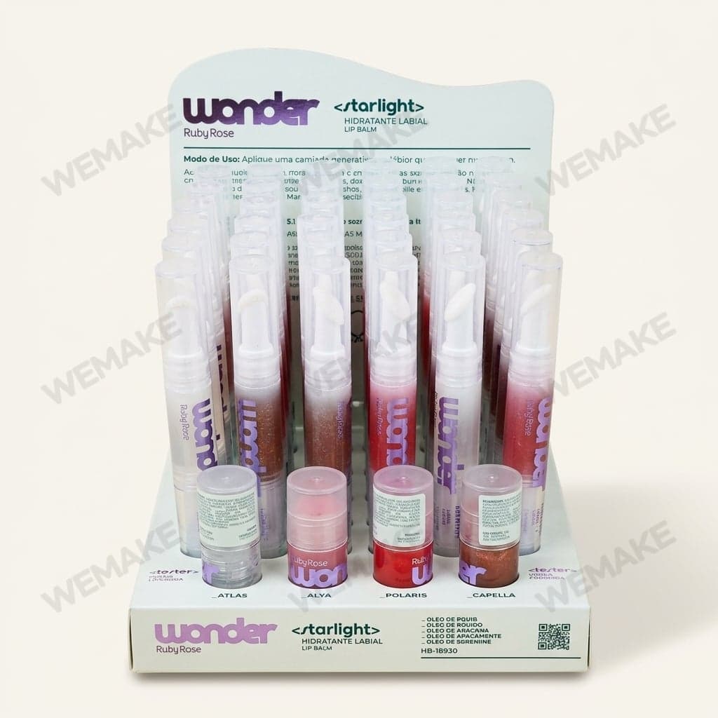 Hidratante Labial Lip Balm Starlight com Aplicador hb-l6530