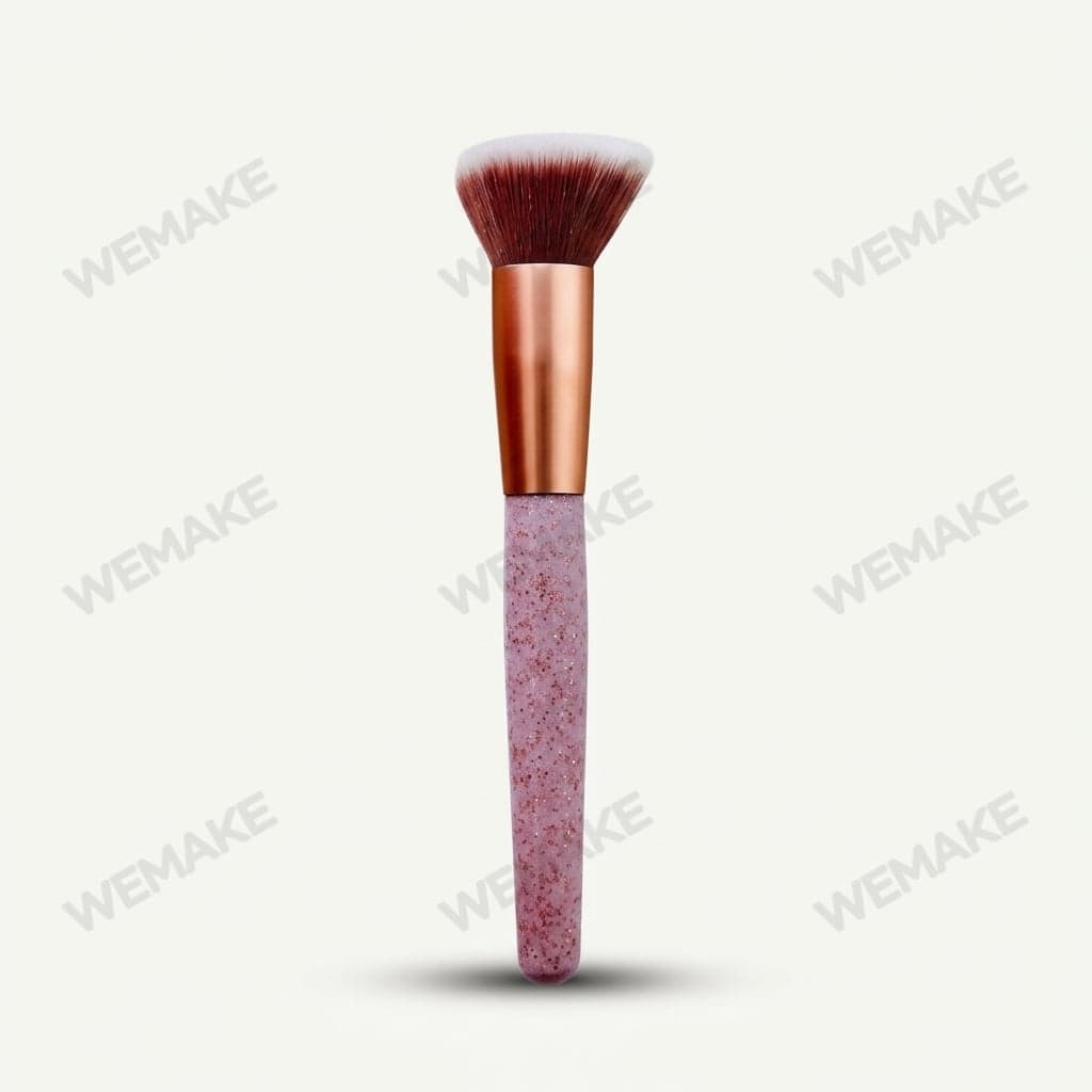 Pincel Chanfrado para Maquiagem Contorno e Base Facial ans0026