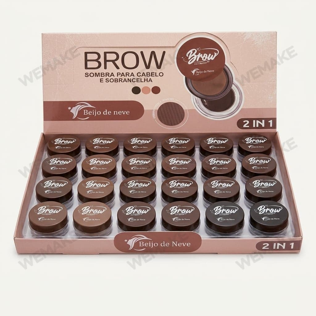 Sombra para Sobrancelhas Kit de Maquiagem 2 em 1 BN7030