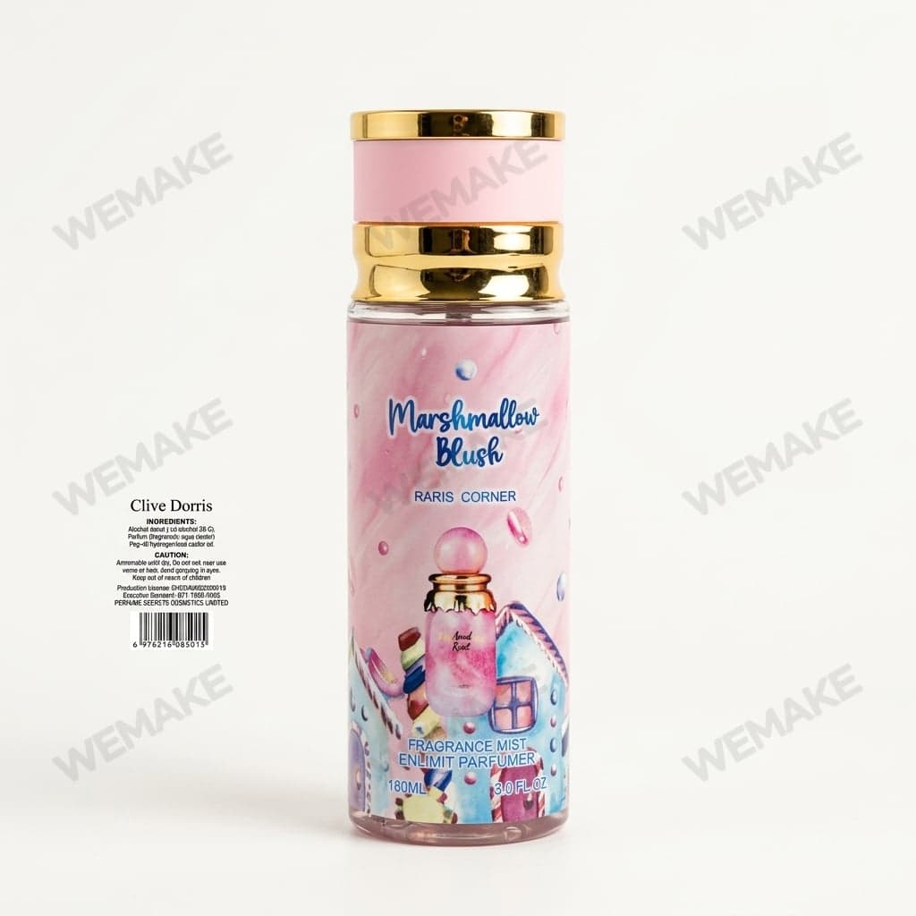 Body Splash Marshmallow Blush Fragrance Mist 180ml L6118-15