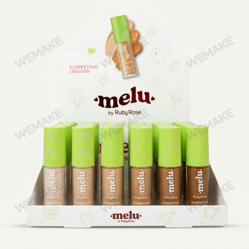 Corretivo Líquido Facial para Maquiagem Cobertura Leve 5ml hb-8104