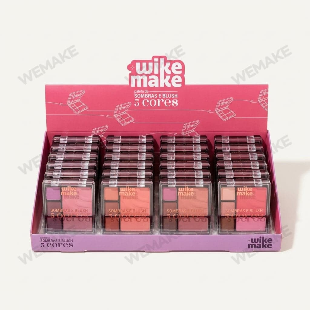 Paleta de Maquiagem Multifuncional com Sombras e Blush wm88200