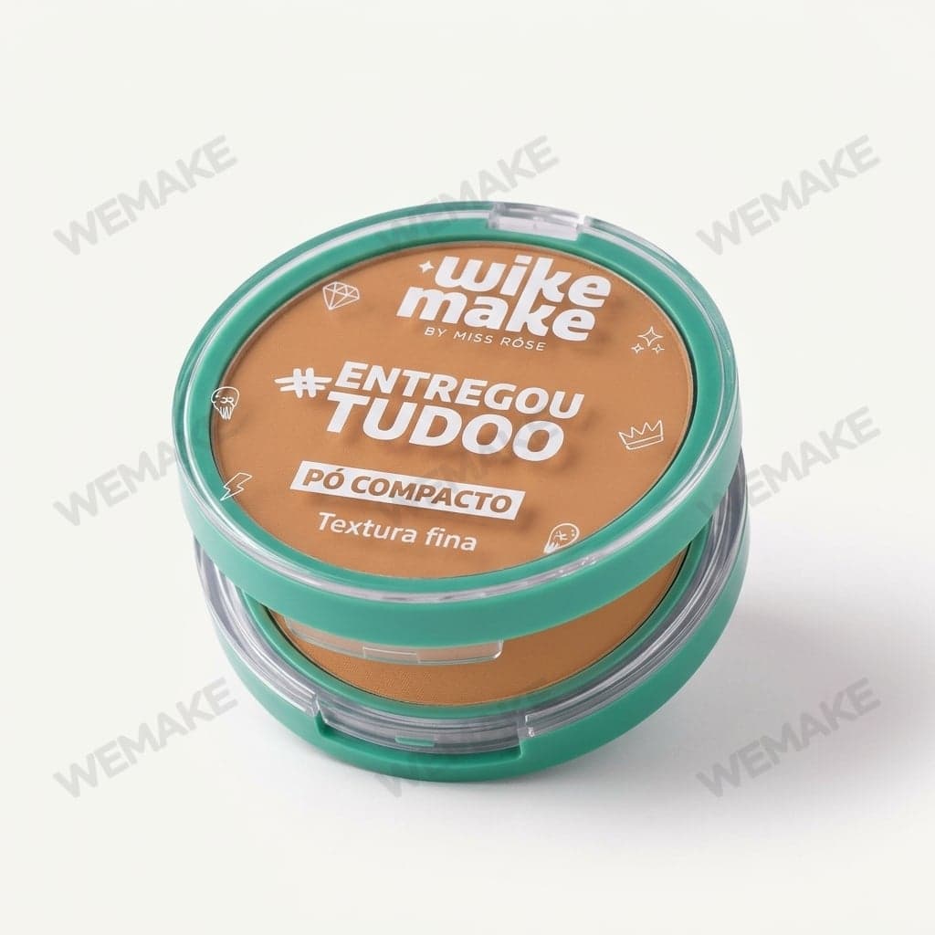 Pó Compacto Facial Textura Fina Efeito Natural wm0028/b