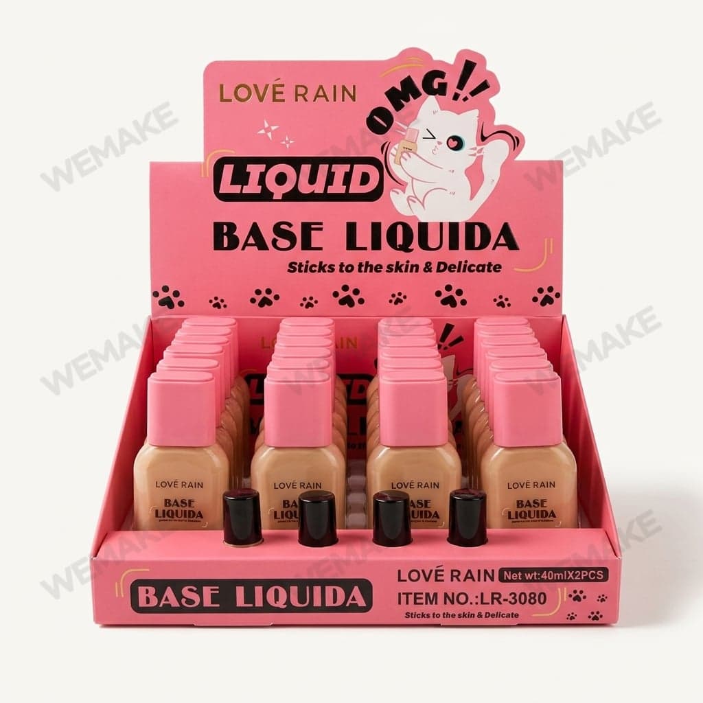 Base Líquida Facial Para Maquiagem Efeito Natural lr-3080