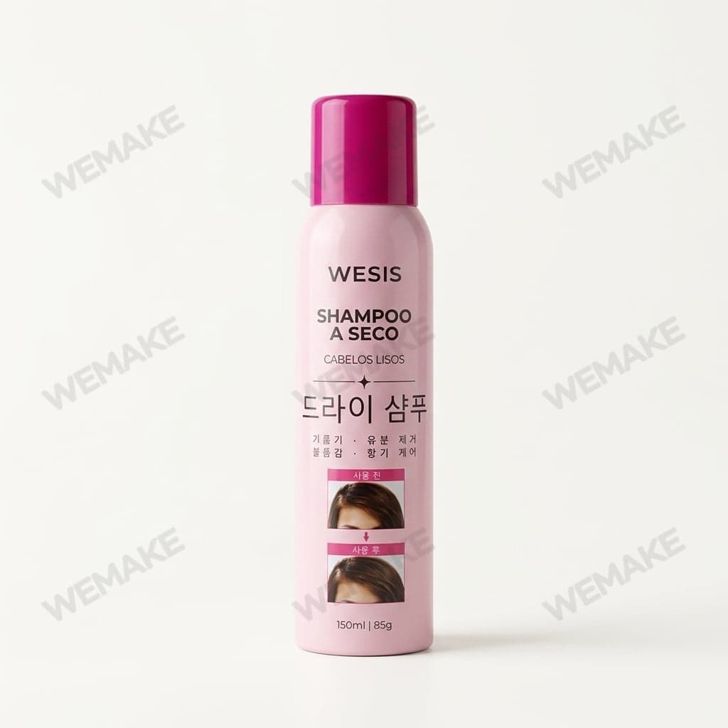 Shampoo a Seco em Spray Aerossol Cabelos Lisos 150ml WI06