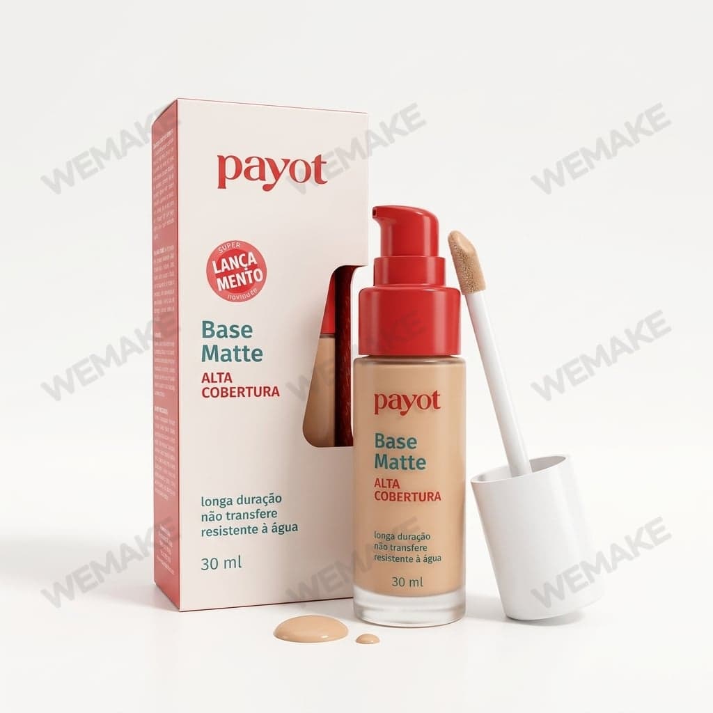 Base Líquida Matte Alta Cobertura Resistente à Água 30ml 7896609550298
