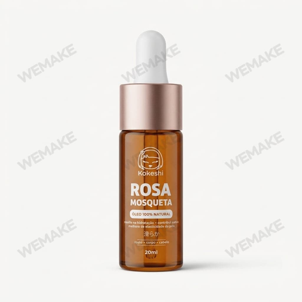 Óleo de Rosa Mosqueta 100% Natural Rosto Corpo e Cabelo 20ml 7908790700199