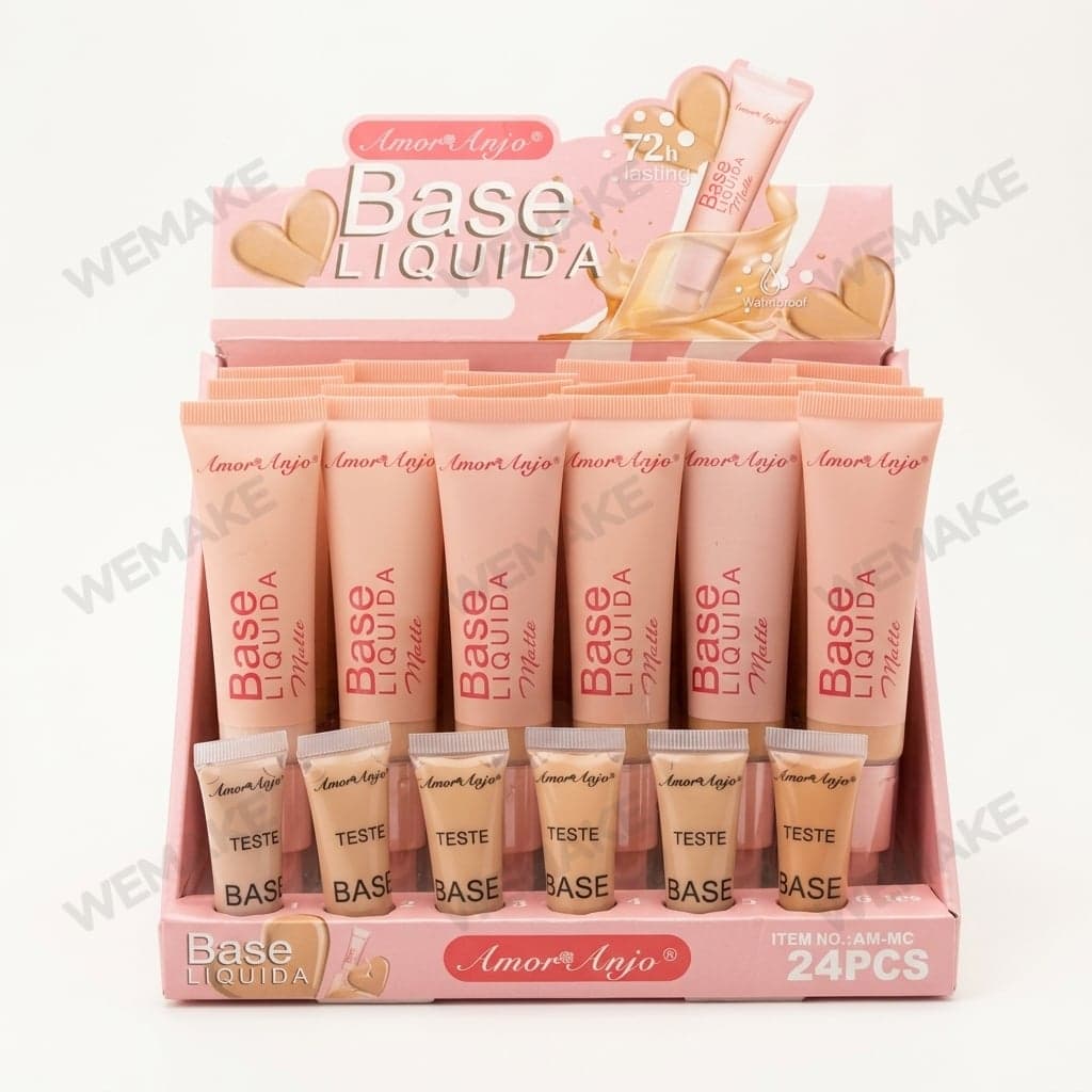 Base Líquida Facial Efeito Matte À Prova D'Água AM-MC032