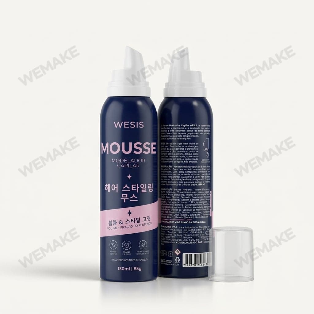 Mousse Modelador Capilar Fixação do Penteado 150ml wi-07