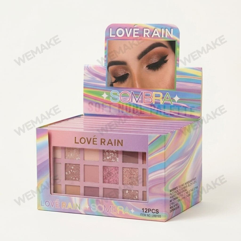 Paleta de Sombras para Olhos 18 Cores Cintilantes e Matte lr9165