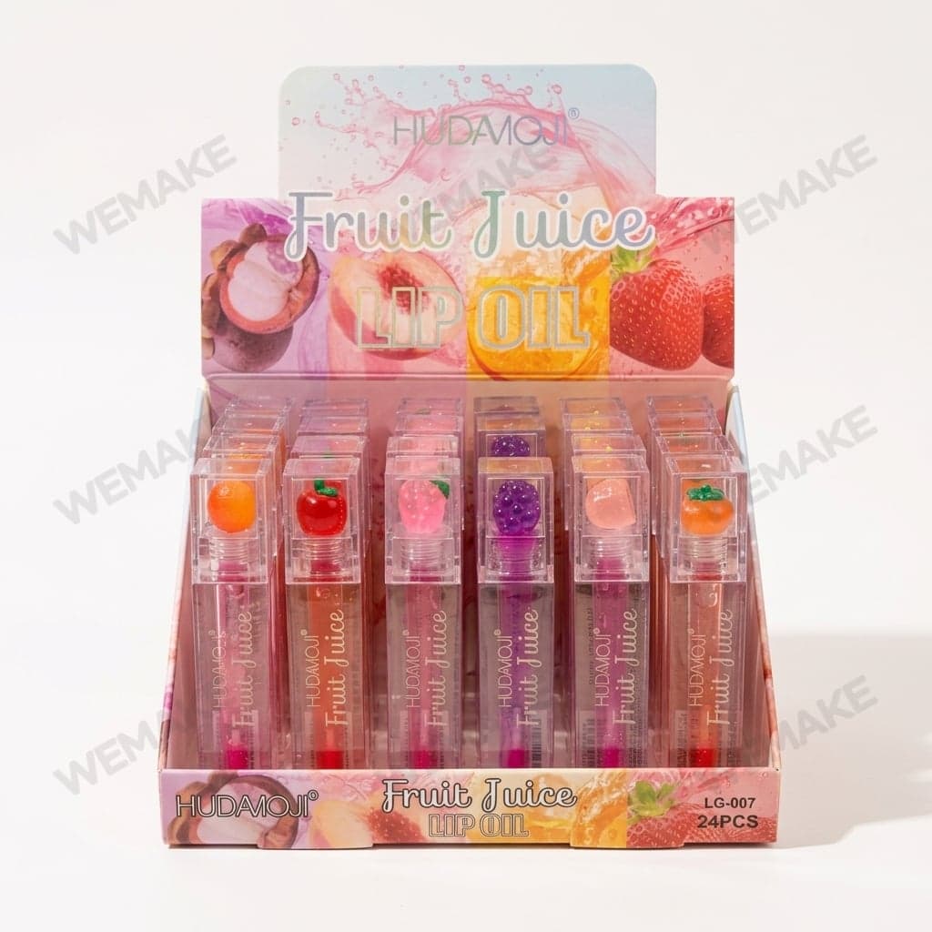 Óleo Labial Hidratante Lip Oil Fruit Juice Brilho Labial LG-007