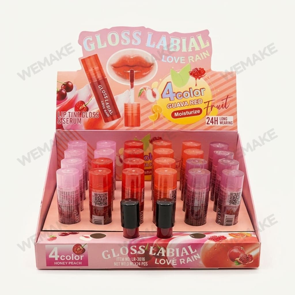 Gloss Labial Hidratante Líquido Efeito Brilho Intenso LR-3016
