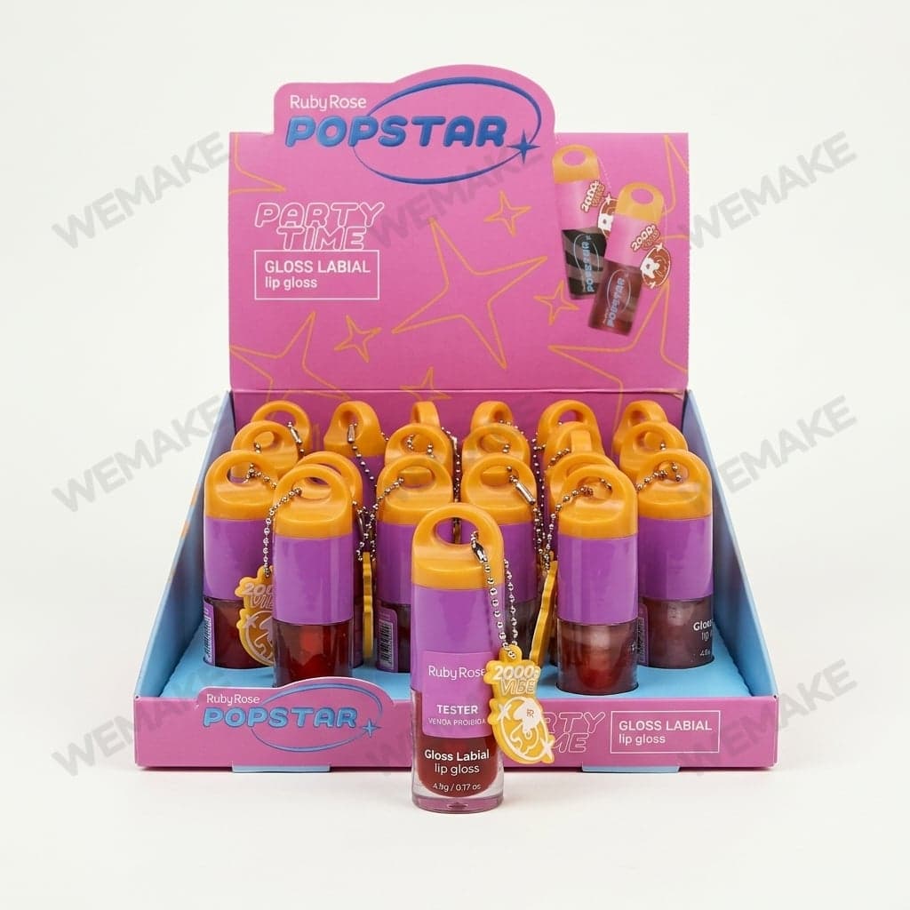 Gloss Labial Hidratante Líquido com Chaveiro 4,9g HB-L6406