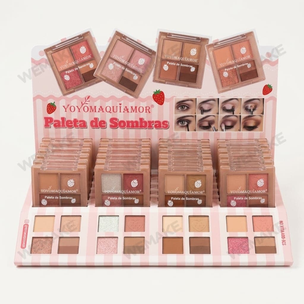 Paleta de Sombras Compacta com 5 Cores Matte e Shimmer yya-a8