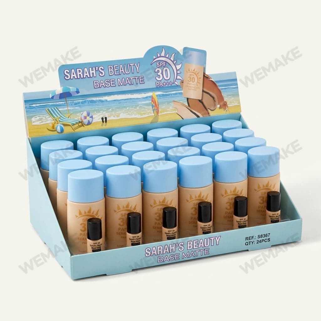 Base Líquida Facial Efeito Matte com Proteção Solar FPS 30 S8367