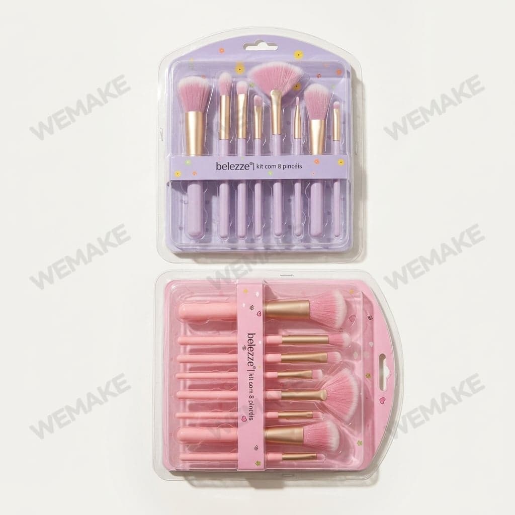 Kit de Pincéis de Maquiagem com 8 Peças 7892018343100