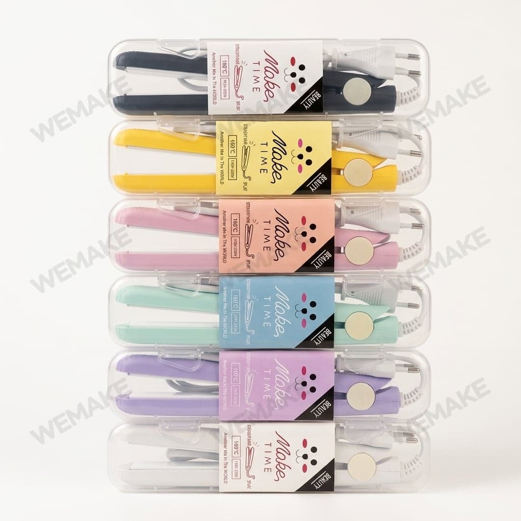 Mini Chapinha Prancha de Cabelo Bivolt 160°C com Estojo u07