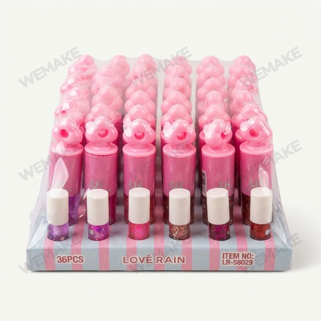Gloss Labial Líquido com Glitter para Maquiagem LR-58029