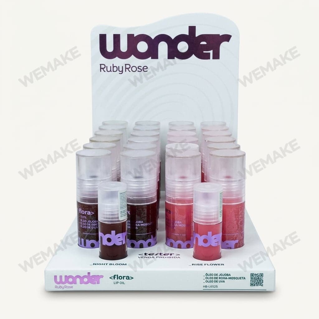 Óleo Labial Hidratante com Jojoba Rosa-Mosqueta e Uva HB-L6525