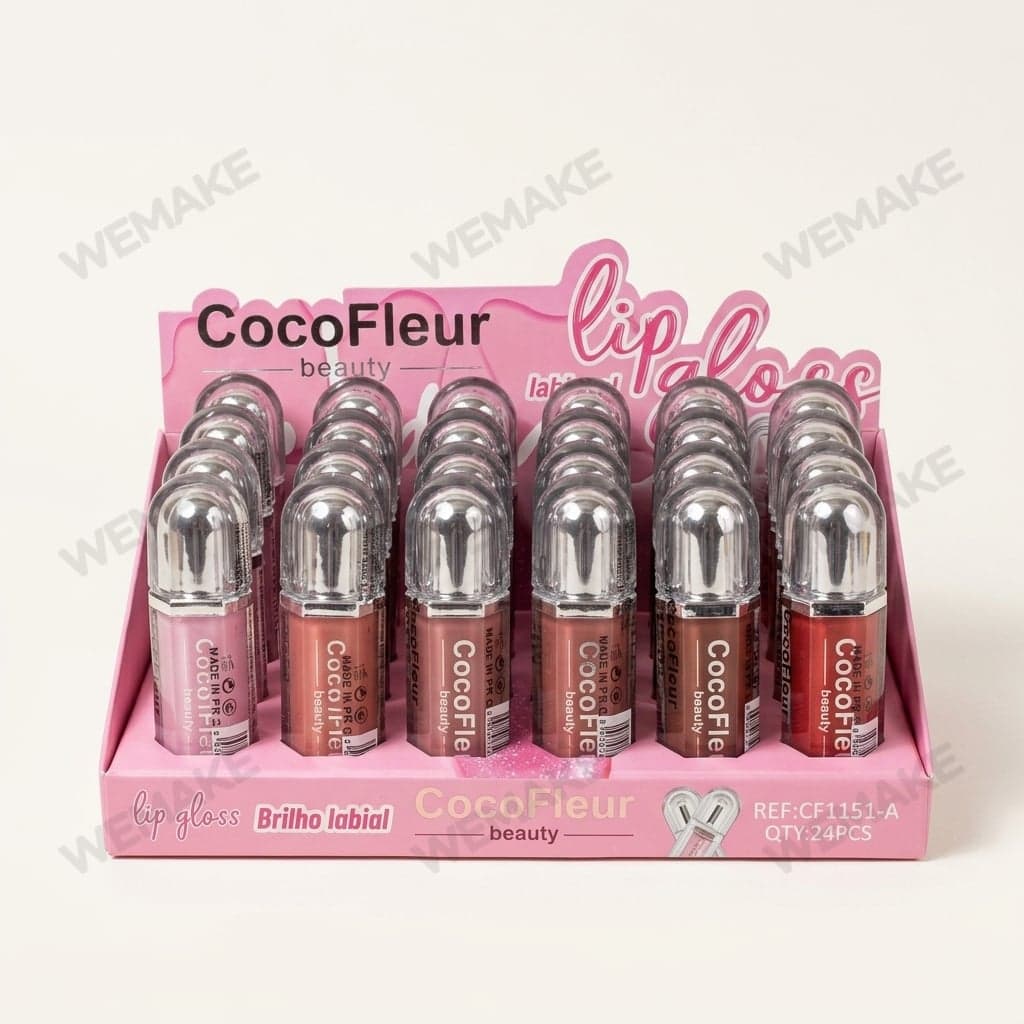 Gloss Labial Líquido Hidratante Efeito Brilho Intenso cf1151-a