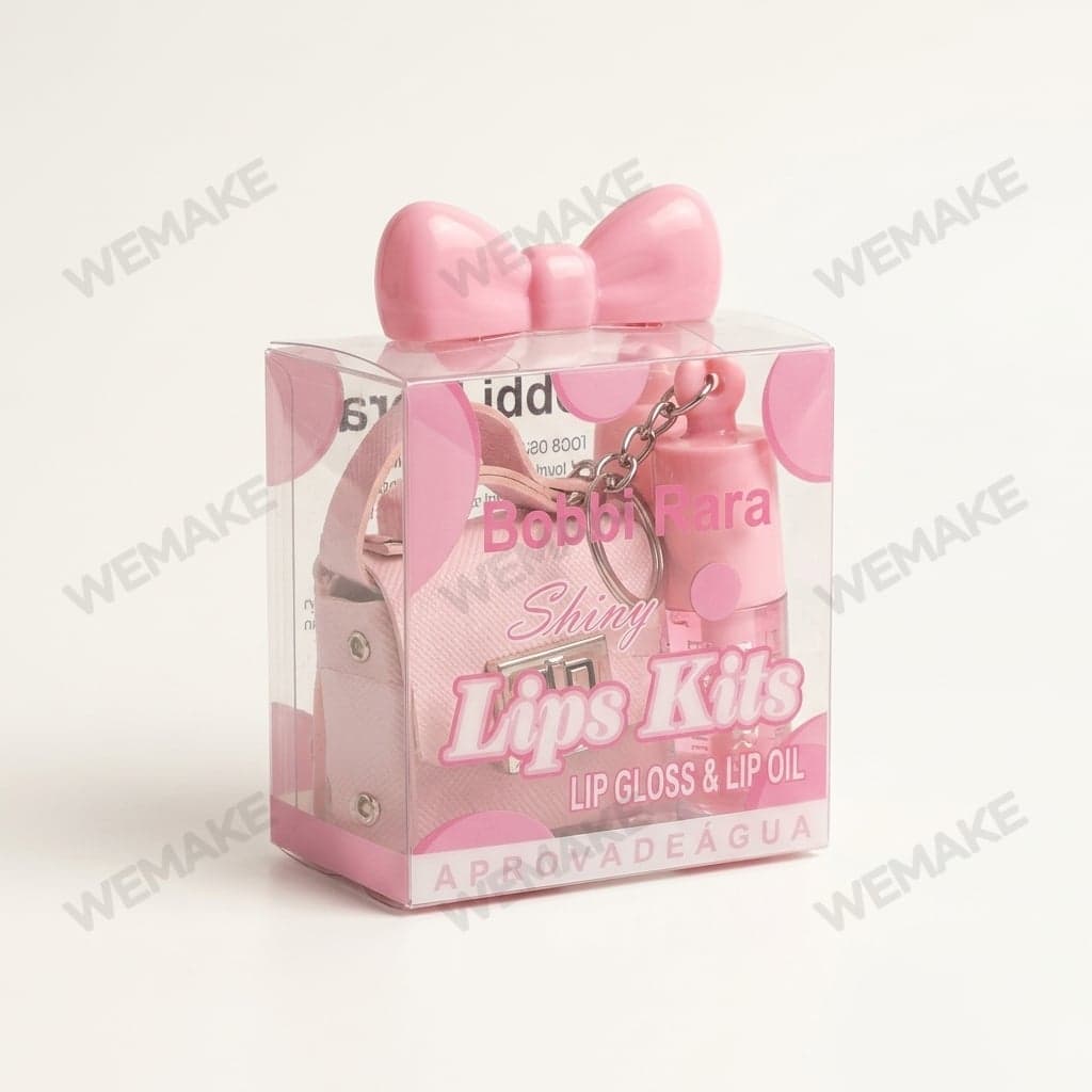 Kit Labial Gloss e Óleo Labial com Chaveiro Mini Bolsa brb-116312