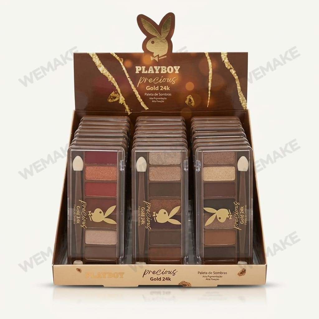 Paleta de Sombras para Olhos 6 Cores com Aplicador Duplo hb107039
