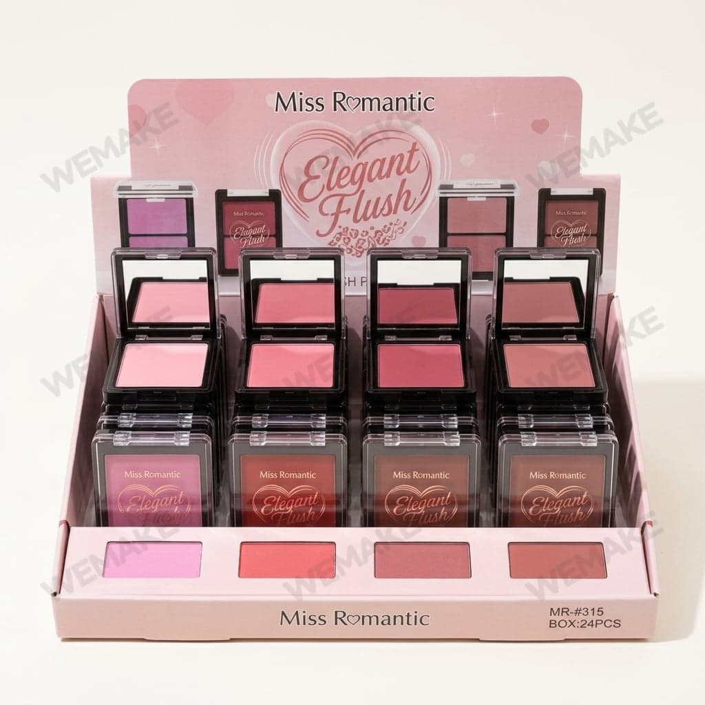 Blush Compacto Facial em Pó com Espelho Integrado mr-8315