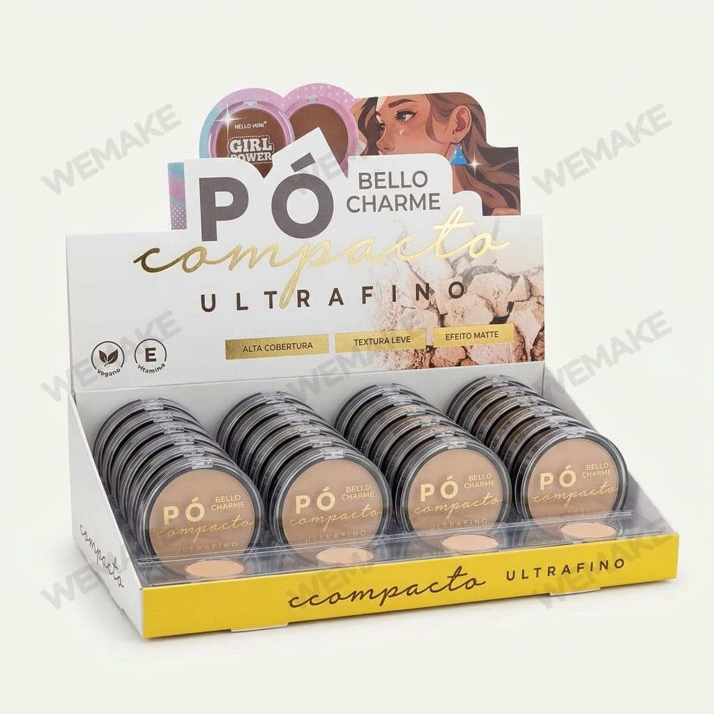 Pó Compacto Facial Ultrafino Acabamento Natural e Leve bc38
